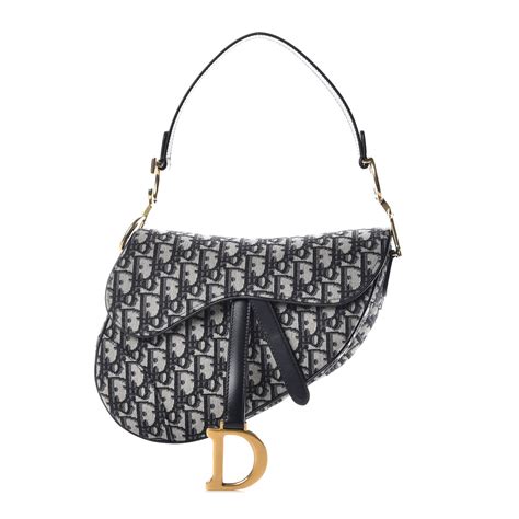 christian Dior oblique saddle bag